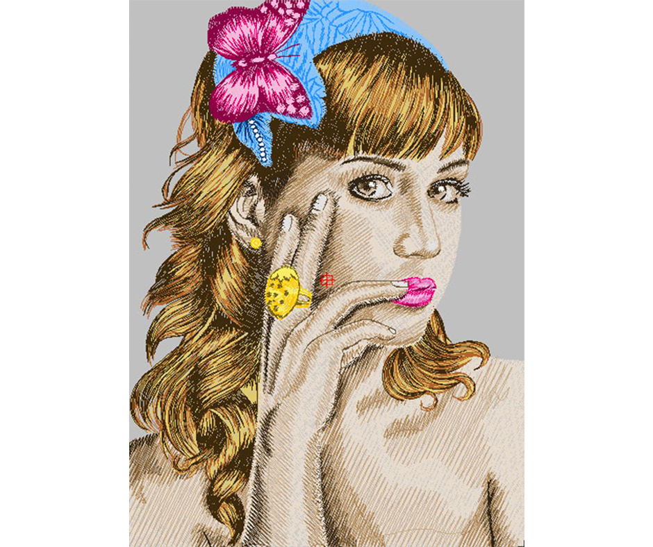 Digitizing-lady After